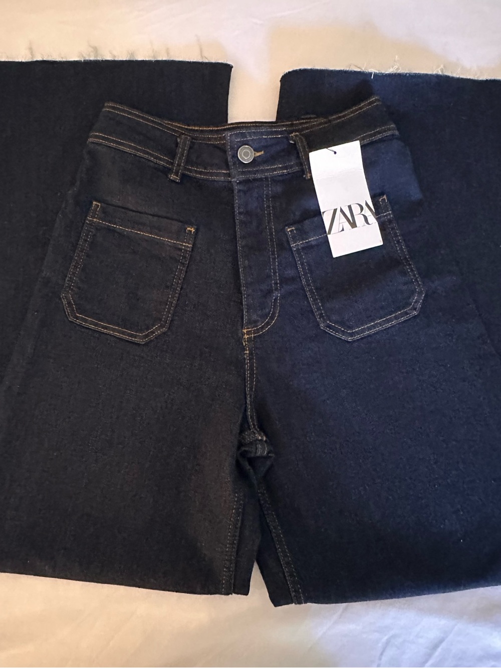 ZARA Women's Black High-Rise Jeans